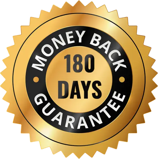 Memoclear 60-day money-back guarantee badge